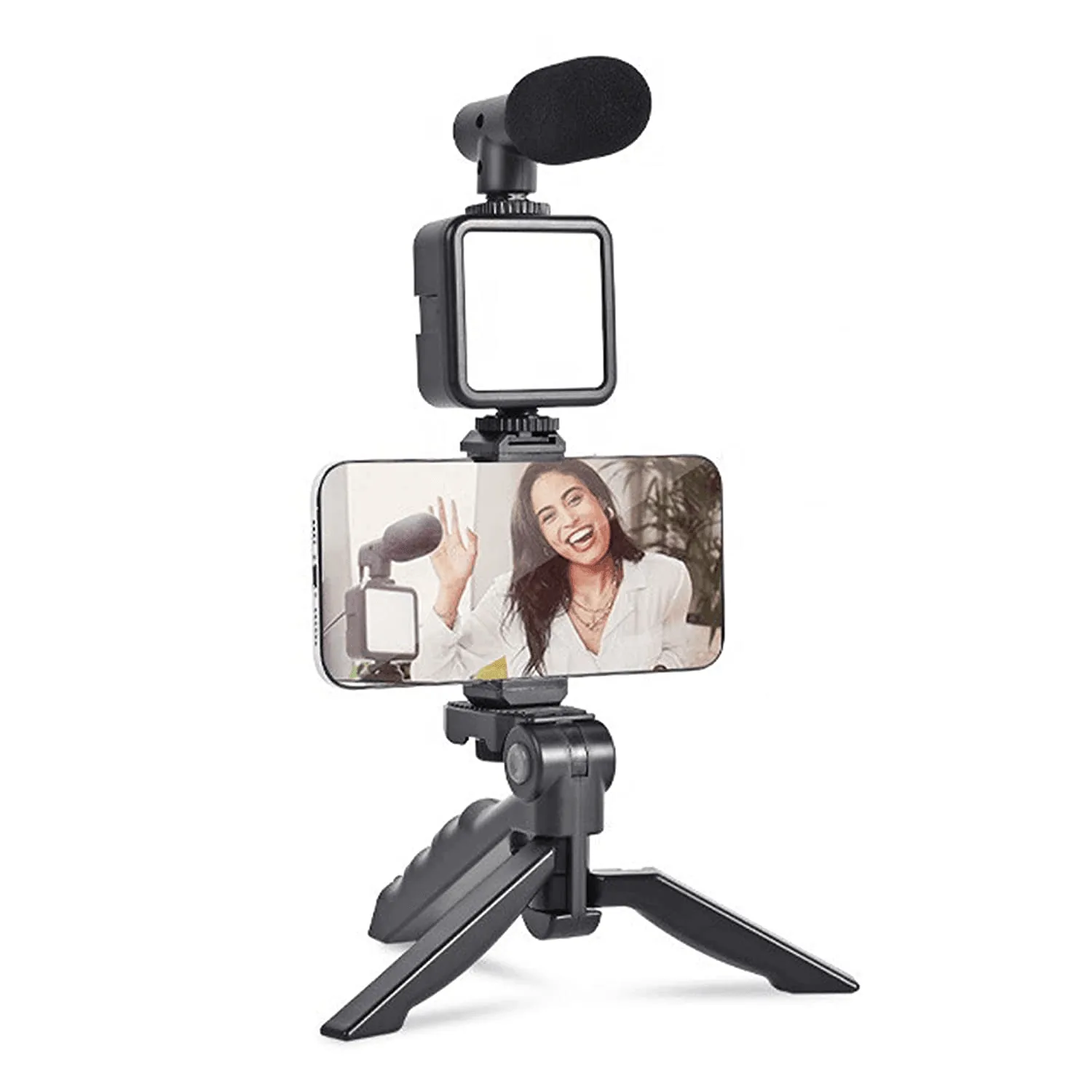 Video Making Vlogging Kit With Tripod Stand AY-49
