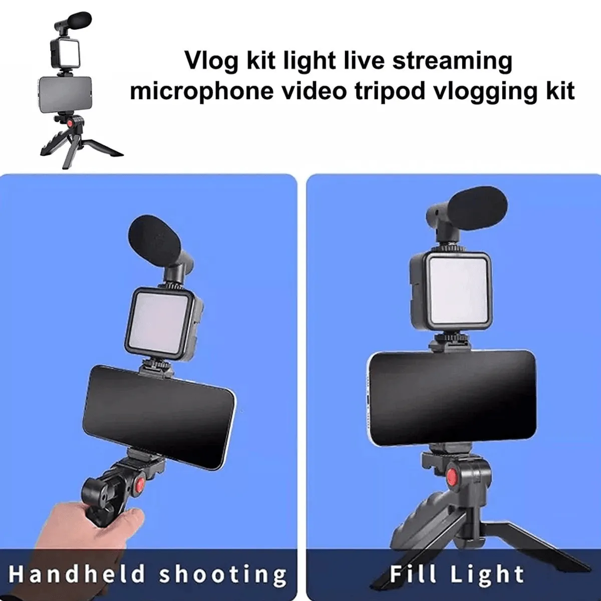 Video Making Vlogging Kit With Tripod Stand AY-49