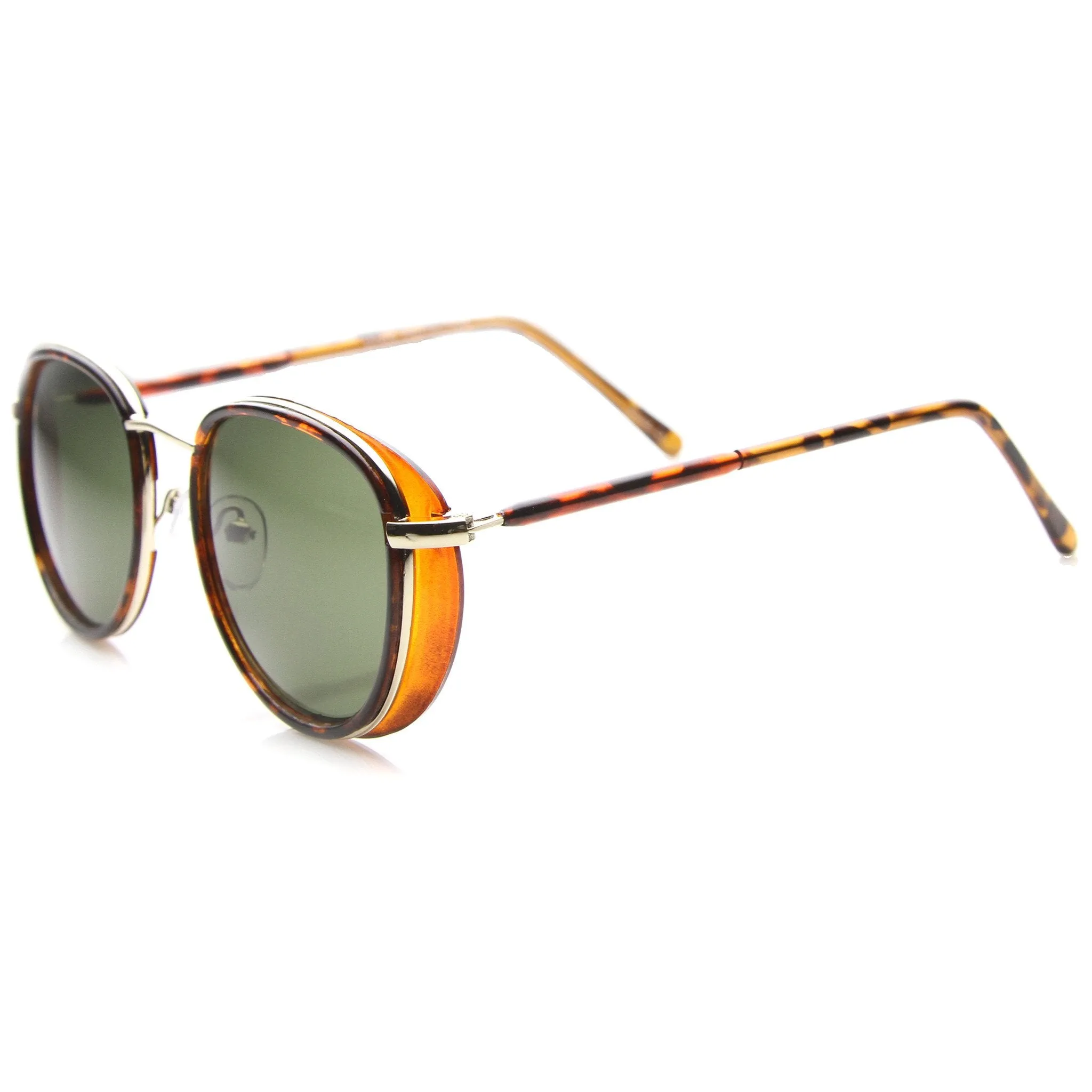 Vintage Dapper Studio Cover Square Aviator Sunglasses 9982