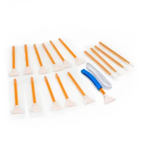 VisibleDust DHAP Orange 1.0x Vswabs (12 Pack) with bonus CurVswab and Corner Swabs
