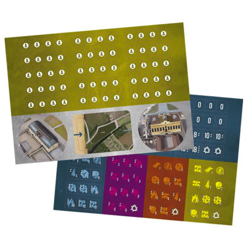 Wings of Glory: Tripods & Triplanes WW2 Counter Set