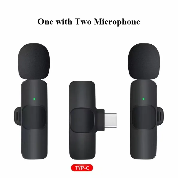 Wireless Lavalier Dual Microphone