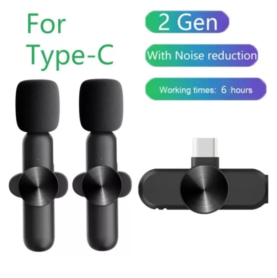 Wireless Lavalier Dual Microphone