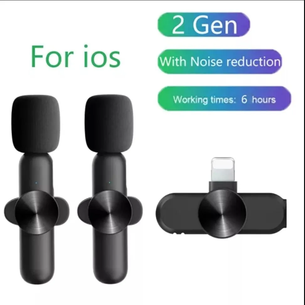 Wireless Lavalier Dual Microphone