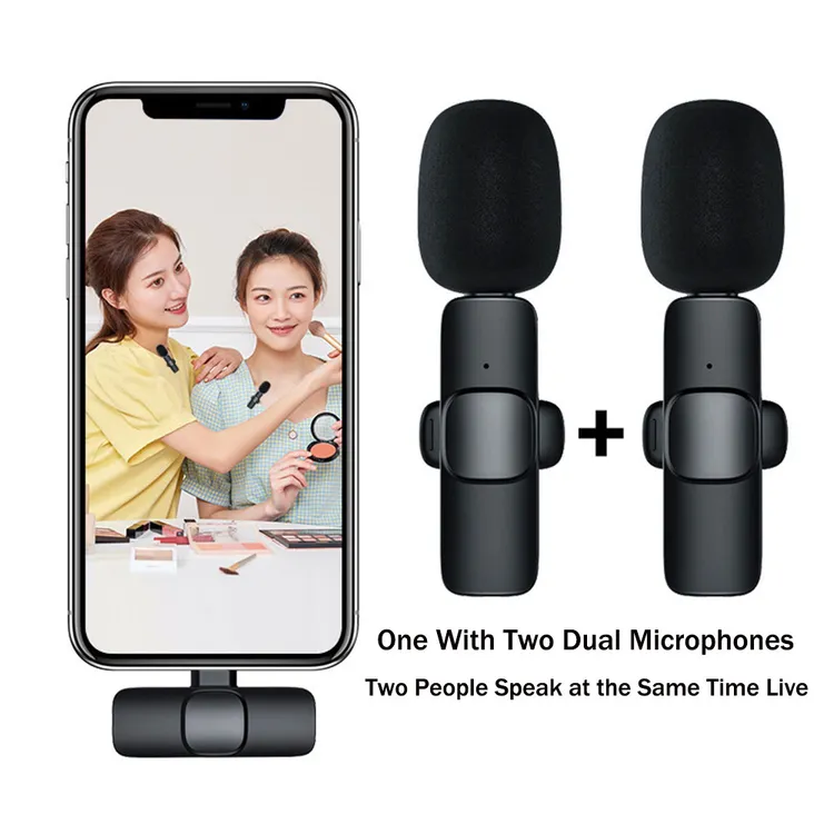 Wireless Lavalier Dual Microphone