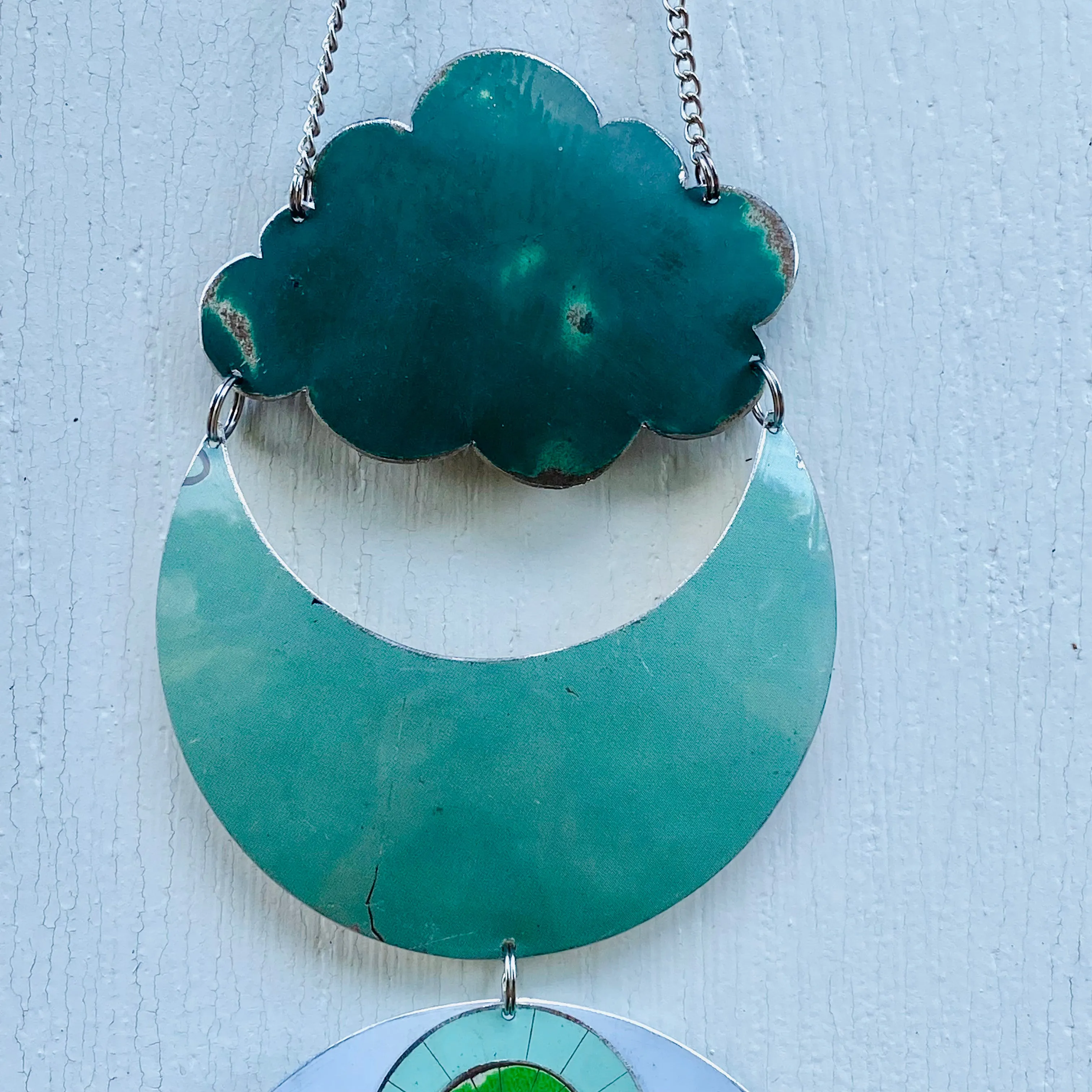 Wise Man & Songbird Protective Eye Talisman Wall Hanging