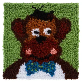 WonderArt Bowtie Monkey Kit 12" x 12", Discontinued items