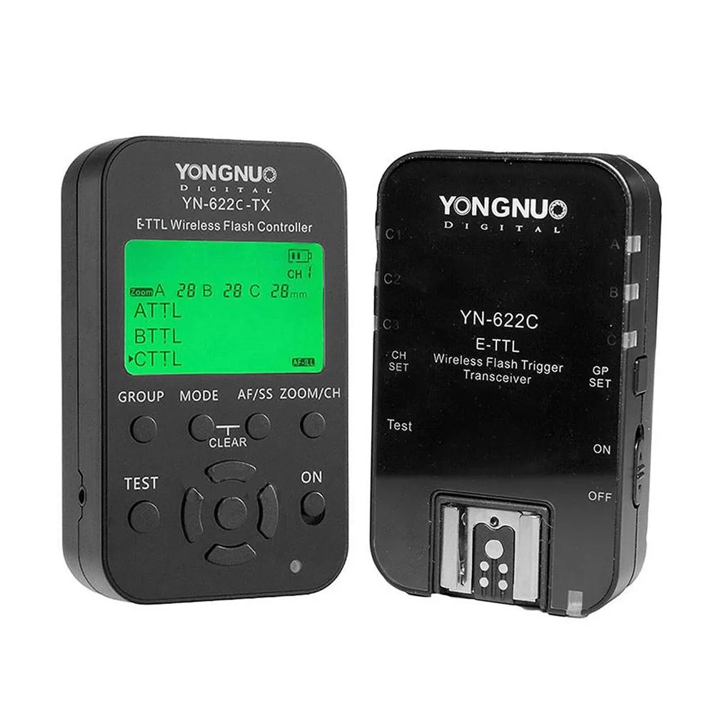 Yongnuo YN622C/YN622C-TX Wireless Flash Trigger Controller Kit for Canon