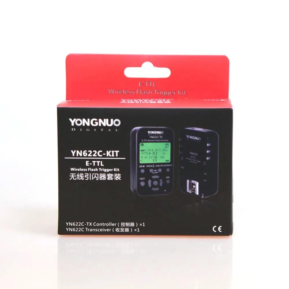 Yongnuo YN622C/YN622C-TX Wireless Flash Trigger Controller Kit for Canon
