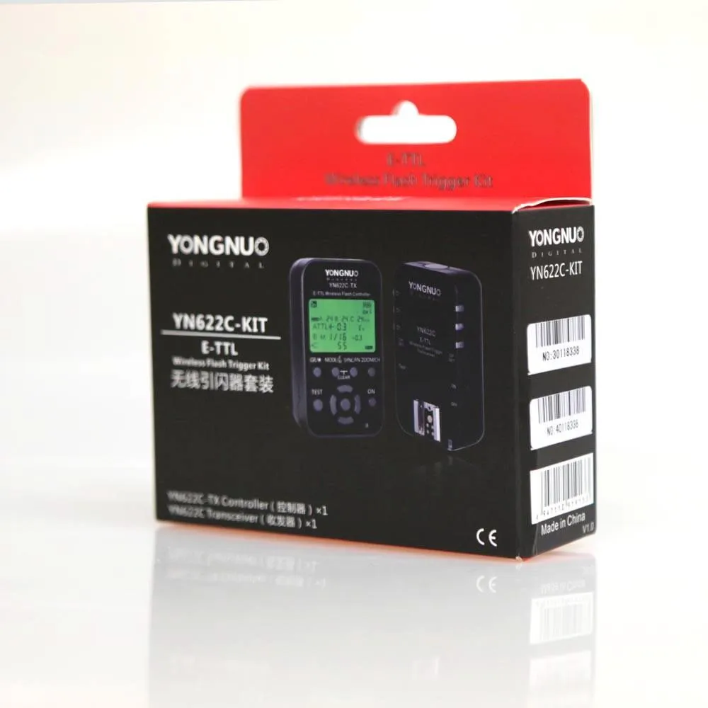Yongnuo YN622C/YN622C-TX Wireless Flash Trigger Controller Kit for Canon